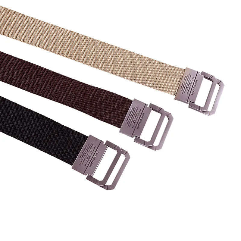 Automatic Buckle Nylon Men's Belt