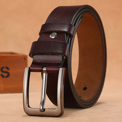 Plus Size Genuine Leather Men's Belt