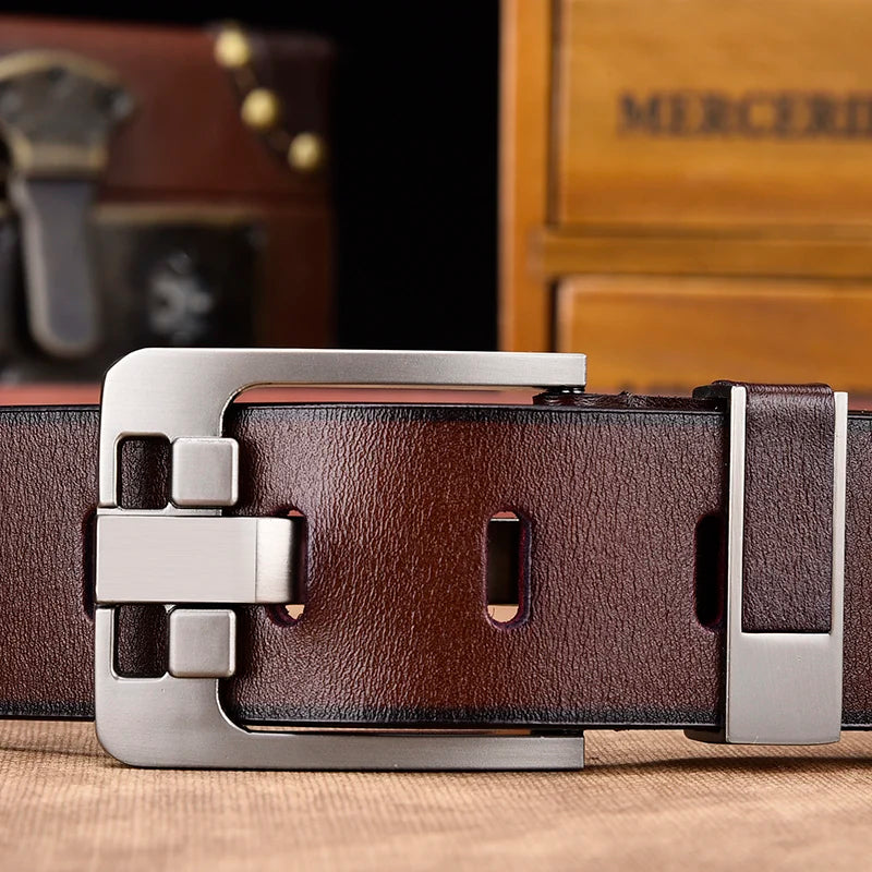 High-Quality Leather Men's Belt