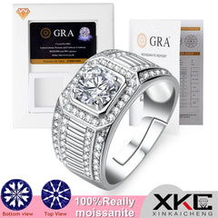 GRA Luxury Caramossian Stone Diamond Ring