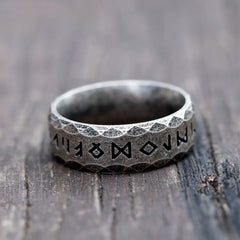 Odin Viking Rune Stainless Steel Ring