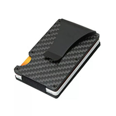 DIENQI Carbon Fiber RFID Card Holder