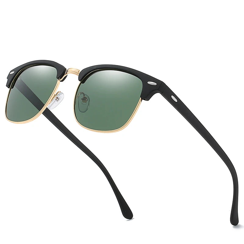 Half Frame Polarized Sunglasses