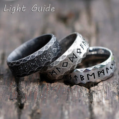 Odin Viking Rune Stainless Steel Ring