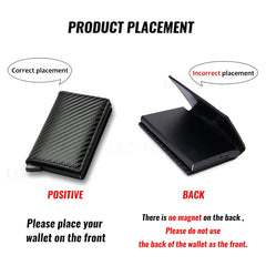 Custom RFID Carbon Fiber Card Holder