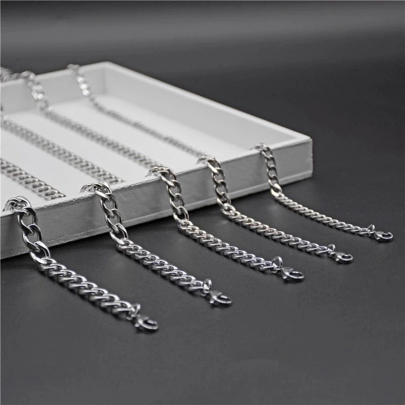 Stainless Steel Cuban Chain Necklace